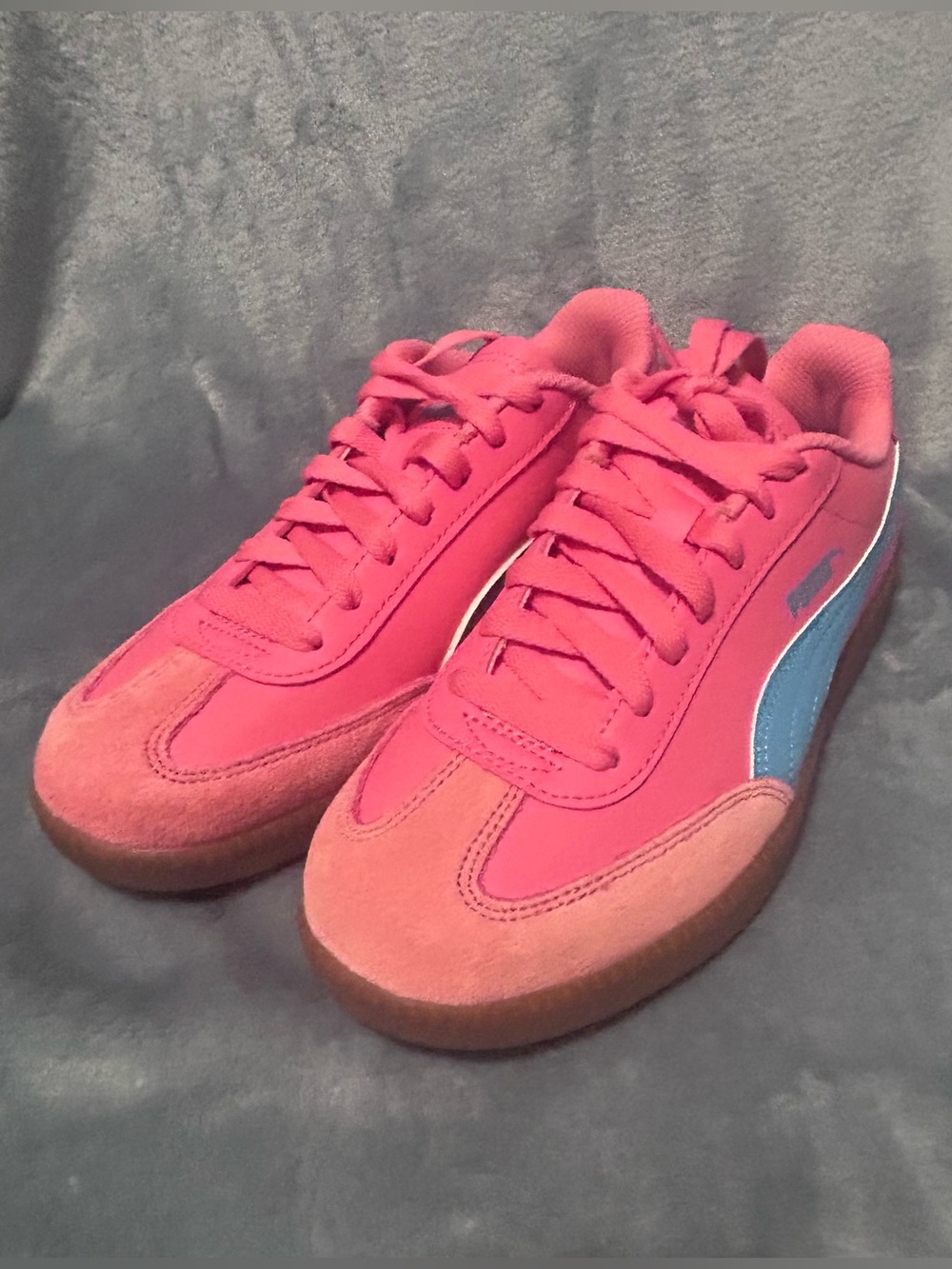 Puma Pink & Turquoise Sneakers - Picture 4 of 7